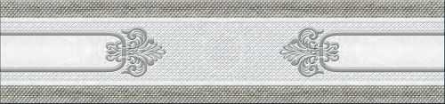 Eurotile 350 Бордюр Eclipse Grey 7x30