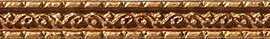 Бордюр STN Ceramica Caledonia Listelo Cerce Marron 1,2х25