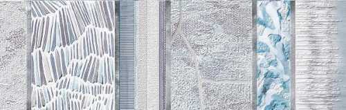 Декор Ibero R0001328 SILKEN DECOR COLD (set 2 pzs) 25x75