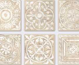 Декоративная вставка Kerama Marazzi A1294/SG1550 Сонет беж 4.7x4.7