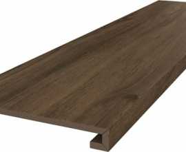 Ступень Kerama Marazzi SG506820R/GCF Сальветти коричневый клееная 33x119.5