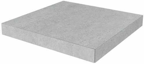 Kerama Marazzi DL500700R/GCA Фондамента ступень угловая клееная светлый 33х33