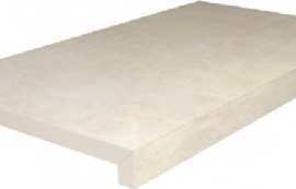 Kerama Marazzi DL600300R20/GLF Ступень клеёная тип L Роверелла бежевый 34х60
