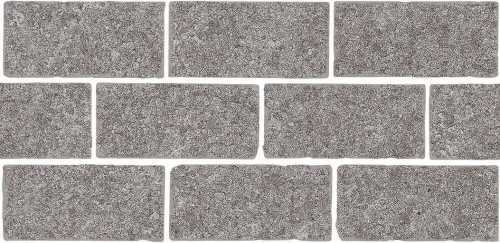 Kerama Marazzi BR025T Бордюр Роверелла пепельный мозаичный 34,5x14,7x0,9