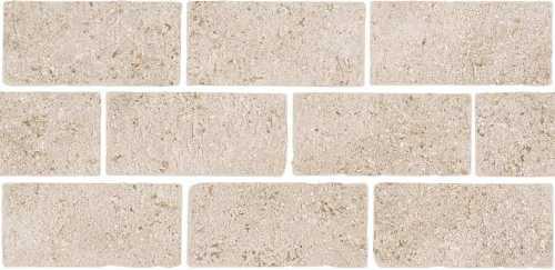Kerama Marazzi BR024T Бордюр Роверелла бежевый мозаичный 34,5x14,7x0,9
