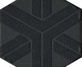 Kerama Marazzi OS/B241/63001 Декор Агуста черный 6х5,2