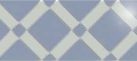 Бордюр Kerama Marazzi TU139/001 Креп полир аквам+голуб 42х14