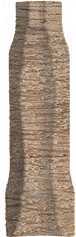 Декоративная вставка Kerama Marazzi SG7318/AGI Угол внутренний Меранти пепельный светлый 8х2.4