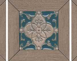 Декор Kerama Marazzi ID62 Меранти пепельный мозаичный 13х13