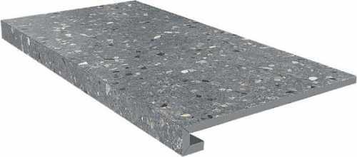 Kerama Marazzi SG632820R/GCF Ступень клееная Терраццо серый темный 33х60