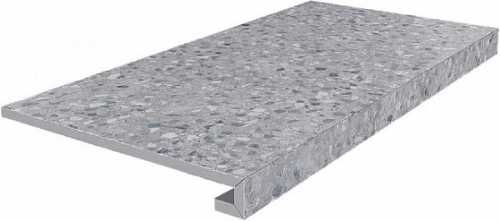 Kerama Marazzi SG632620R/GCF Ступень клееная Терраццо серый 33х60