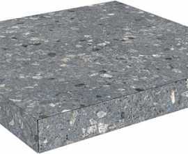 Kerama Marazzi SG632800R/GCA Ступень угловая клееная Терраццо серый темный 33x33