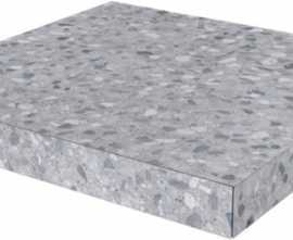 Kerama Marazzi SG632600R/GCA Ступень угловая клееная Терраццо серый 33x33