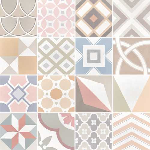 Керамогранит Equipe 22103 Caprice Patchwork Pastel 20*20