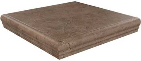 Kerama Marazzi SG115700R/GR/AN Ступень угловая Фаральони коричневый 34х34