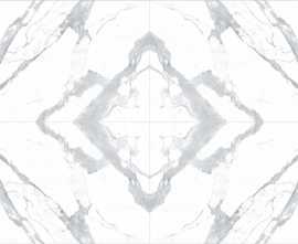 Керамогранит Laminam LAMF0M0020_IT I Naturali Marmi Bianco Statuario Venato Bookmatch face A 1000x3000x5.6