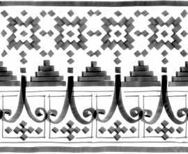 Декор VIVES Bellaria-2 Sombra 20x20 g.198