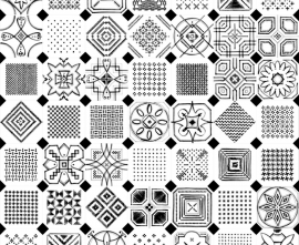 Декор VIVES Octogono Variette Sombra Mix g.156 20x20
