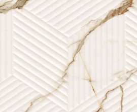 Плитка Artecera LE63063A-F53 Bianco Carrara Oro Cubo Rectificado 30х60