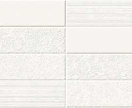 Плитка Mykonos Lille Mosaic Blanco 25x75