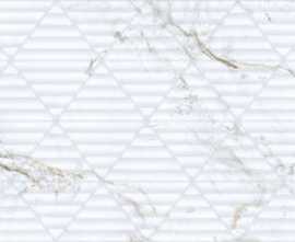 Плитка Porcelanite Dos 9547 Iguazu White Relieve 30x90