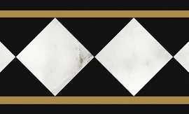 Бордюр Villeroy&Boch K1425MKB40 Victorian Diamond Border 7,5х40