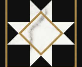 Villeroy&Boch K1222MK0L0 Декор Victorian Black-White 20х20
