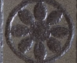 Декоративная вставка Azulejos Borja Taco Metalico