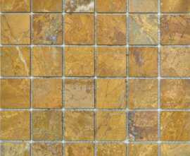 Мозаика Colori Viva CV20014 Mos.Polished Golden Travertin 5x5 30.5x30.5