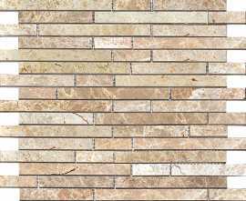 Мозаика Colori Viva CV20080 Strips Polished Light Emperador 30.5x30.5