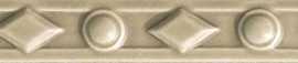 Бордюр Ceramiche Grazia DAM88 Amarcord Diamantato Tabacco Matt 3x20