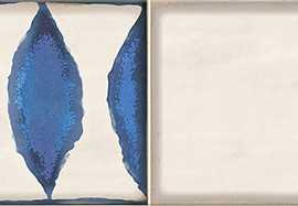 Декор Eletto Ceramica 586832001 Faenza Cobalt Flor Frise 1 15.6x63
