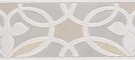 Бордюр Serra Camelia 511 BORDER PEARL WHITE GLOSSY 7,5x30