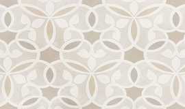Декор Serra Camelia 511 DECOR PEARL WHITE GLOSSY 30x90