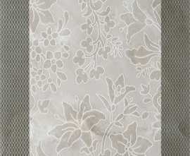 Декор Serra Incanto Floral Decor Grey Glossy 30x90