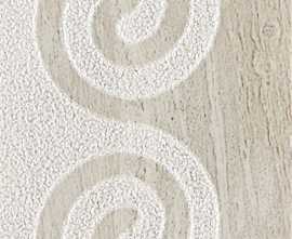 Бордюр Serra Hill Border White&Beige Glossy 7.5x90