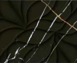 Плитка Eletto Ceramica 508171101 Black&Gold Struttura 24.2x70