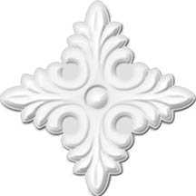 Villeroy&Boch 2049ZT1G Вставка Arpeggio White Rosette Glossy Rec. 6x6