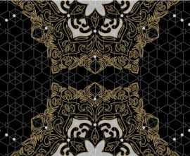 Декор ArtyCer Gold Pizzo Noir 25x60