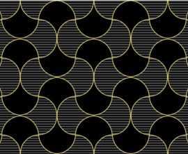 Декор ArtyCer Gold Flow Noir 25x60