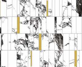 Meissen A16517 Вставка White stream темно-серый 25x75