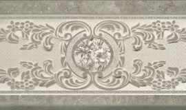 Бордюр Navarti Cenefa Daino Reale Gris 12x25