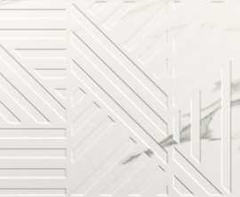 Декор Click Ceramica Akros Cross White Mate 35x90