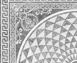 Декор Click Ceramica Lipsia Gris Roseton 45x45