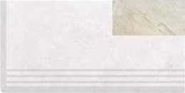 Serapool ABSCL Ступень Antique Beige Left Antislip 33х66