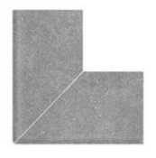 Бордюр Serapool Наружный угол 90° Cement Grey Flat Handle 25x25
