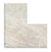 Бордюр Serapool Наружный угол 90° Beige Stone Flat Handle 25x25