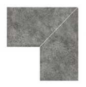 Бордюр Serapool Внутренний угол 90° Pool Garden Anthracite Flat Handle 25x25