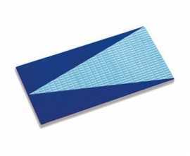 Декор Serapool 23200 Стрелка на плитке Antislip с сетчатой поверхностью Cobalt-Light Blue 12,5х25