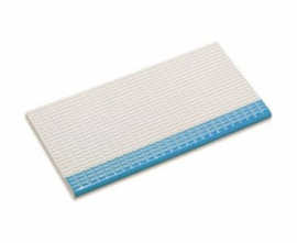Serapool 21211 Противоскользящая плитка с буртиком с сетчатой поверхностью Light Blue-Unglazed 12,5х25